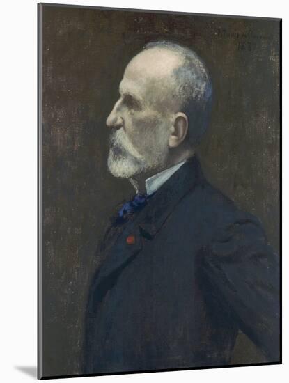 Self Portrait, 1887-Pierre Puvis de Chavannes-Mounted Giclee Print