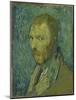 Self-Portrait, 1889 (Oil on Canvas)-Vincent van Gogh-Mounted Giclee Print