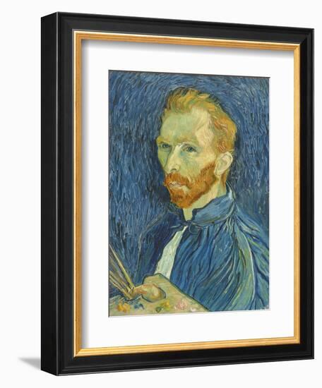 Self-Portrait, 1889-Vincent van Gogh-Framed Giclee Print