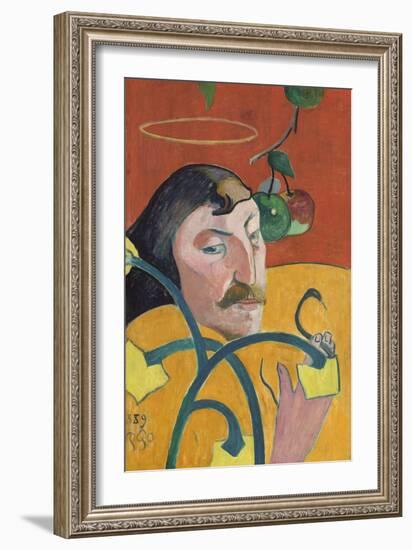 Self-Portrait, 1889-Paul Gauguin-Framed Giclee Print