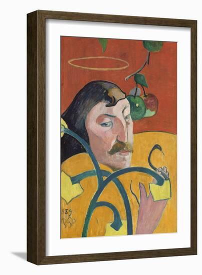 Self-Portrait, 1889-Paul Gauguin-Framed Giclee Print