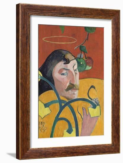 Self-Portrait, 1889-Paul Gauguin-Framed Giclee Print