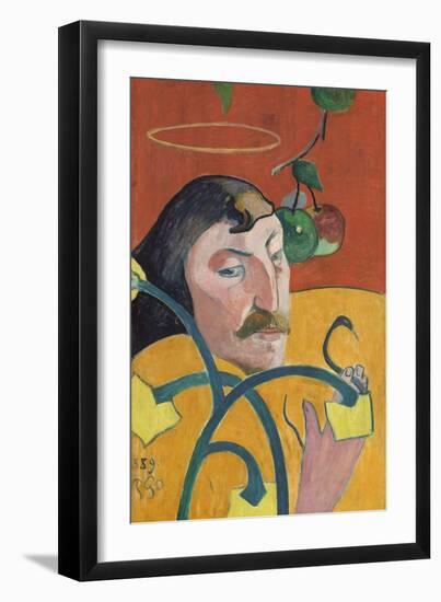 Self-Portrait, 1889-Paul Gauguin-Framed Giclee Print