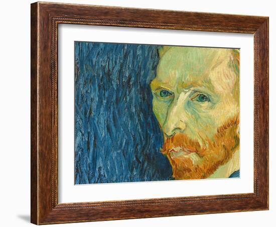 Self-Portrait, 1889-Vincent van Gogh-Framed Giclee Print