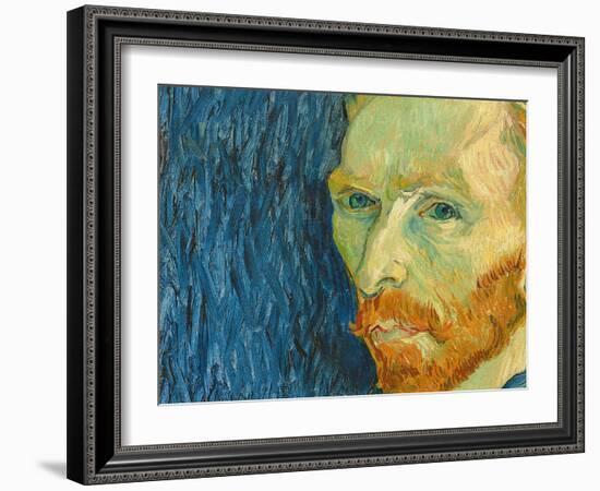 Self-Portrait, 1889-Vincent van Gogh-Framed Giclee Print