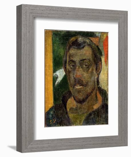 Self-Portrait, 1890-1894-Paul Gauguin-Framed Giclee Print