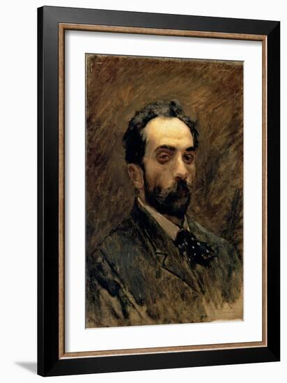 Self Portrait, 1890s-Isaak Ilyich Levitan-Framed Giclee Print