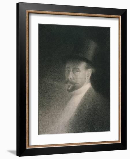 Self-Portrait, 1892-Charles Angrand-Framed Giclee Print