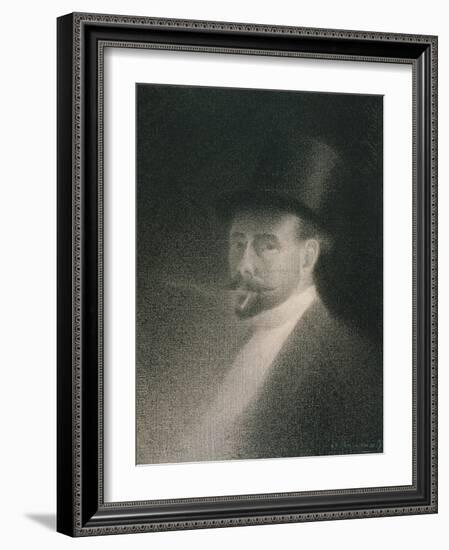 Self-Portrait, 1892-Charles Angrand-Framed Giclee Print