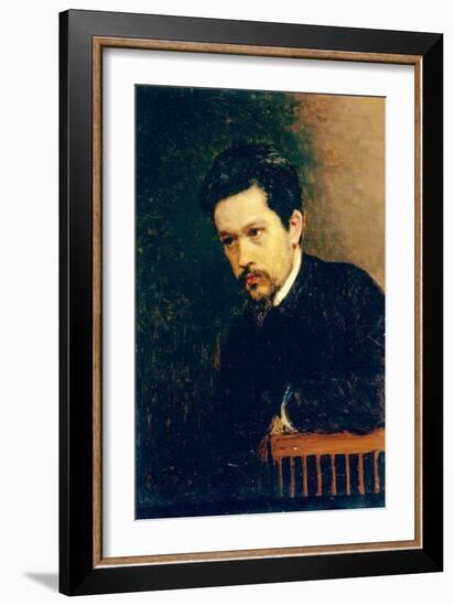 Self-Portrait, 1895-Nikolai Alexandrovich Yaroshenko-Framed Giclee Print
