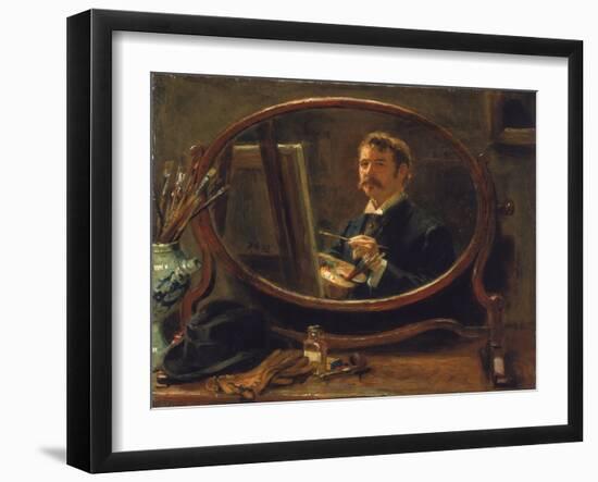 Self Portrait, 1895-Ralph Hedley-Framed Giclee Print