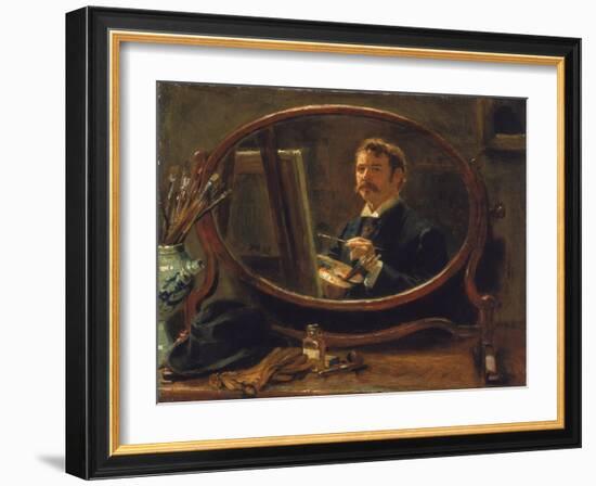 Self Portrait, 1895-Ralph Hedley-Framed Giclee Print