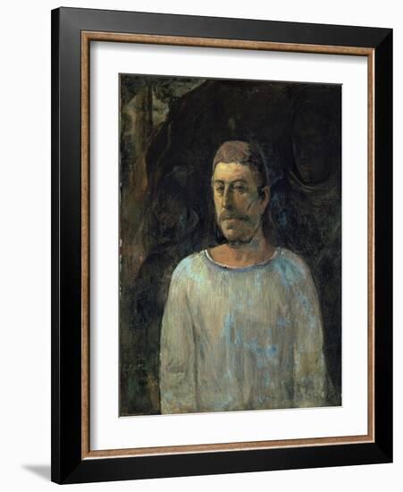 Self-Portrait, 1896-Paul Gauguin-Framed Giclee Print