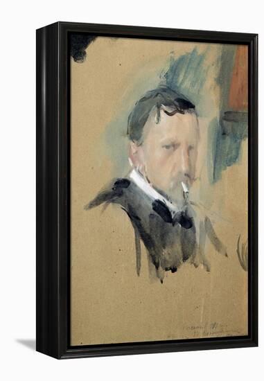 Self Portrait, 1901-Valentin Aleksandrovich Serov-Framed Premier Image Canvas