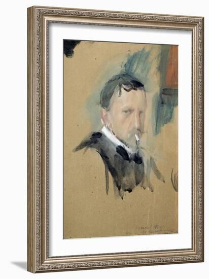 Self Portrait, 1901-Valentin Aleksandrovich Serov-Framed Giclee Print