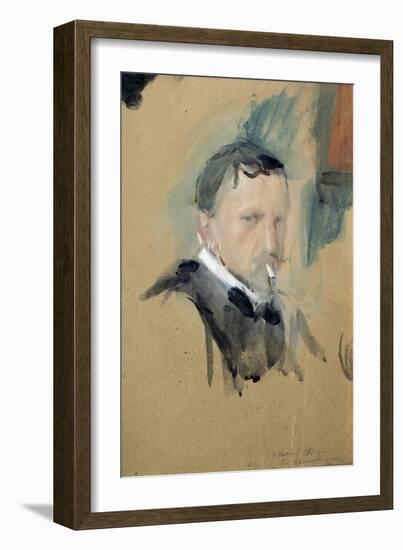 Self Portrait, 1901-Valentin Aleksandrovich Serov-Framed Giclee Print