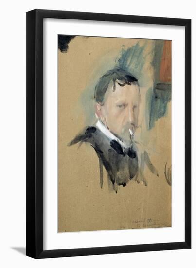 Self Portrait, 1901-Valentin Aleksandrovich Serov-Framed Giclee Print