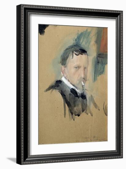 Self Portrait, 1901-Valentin Aleksandrovich Serov-Framed Giclee Print