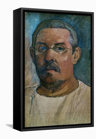 Self-Portrait, 1903-Paul Gauguin-Framed Premier Image Canvas