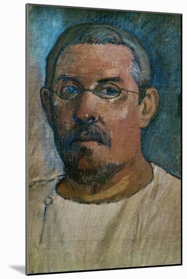 Self-Portrait, 1903-Paul Gauguin-Mounted Giclee Print