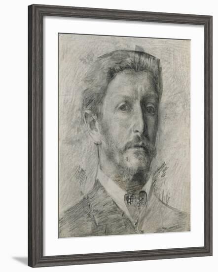 Self-Portrait, 1904-1905-Mikhail Alexandrovich Vrubel-Framed Giclee Print