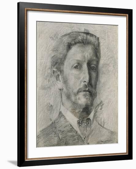 Self-Portrait, 1904-1905-Mikhail Alexandrovich Vrubel-Framed Giclee Print