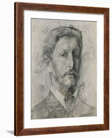 Self-Portrait, 1904-1905-Mikhail Alexandrovich Vrubel-Framed Giclee Print