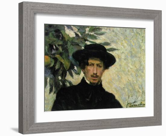 Self-Portrait, 1905-Umberto Boccioni-Framed Giclee Print