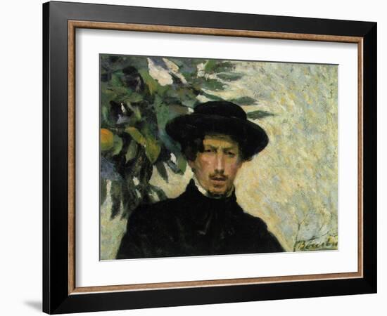 Self-Portrait, 1905-Umberto Boccioni-Framed Giclee Print