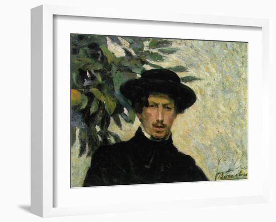 Self-Portrait, 1905-Umberto Boccioni-Framed Giclee Print