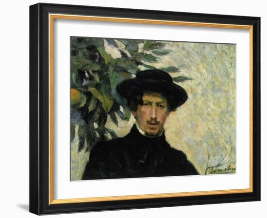 Self-Portrait, 1905-Umberto Boccioni-Framed Giclee Print