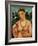 Self portrait 1906, Semi-nude with amber necklace-Paula Modersohn-Becker-Framed Giclee Print