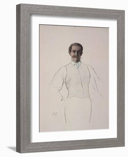 Self-Portrait, 1906-Leon Bakst-Framed Giclee Print