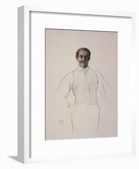 Self-Portrait, 1906-Leon Bakst-Framed Giclee Print