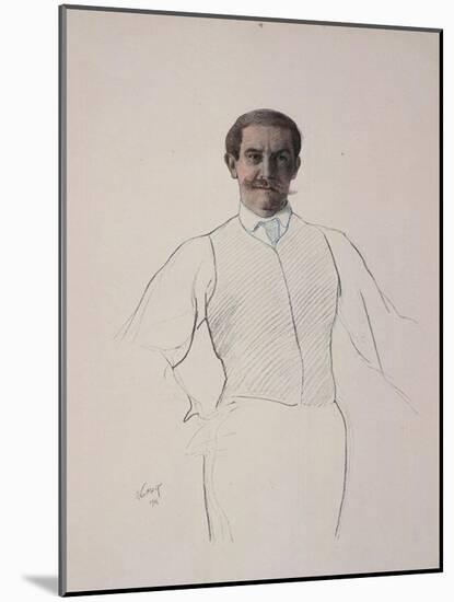 Self-Portrait, 1906-Leon Bakst-Mounted Giclee Print