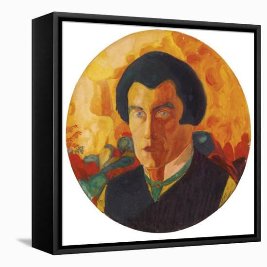 Self-Portrait 1908-1910 - Peinture De Kasimir Severinovich Malevitch (Malevich, Malevic) (1878-1935-Kazimir Severinovich Malevich-Framed Premier Image Canvas