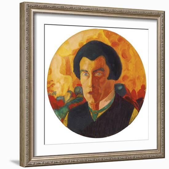 Self-Portrait 1908-1910 - Peinture De Kasimir Severinovich Malevitch (Malevich, Malevic) (1878-1935-Kazimir Severinovich Malevich-Framed Giclee Print