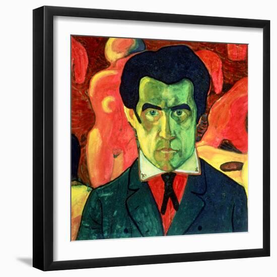 Self Portrait, 1908-Kasimir Malevich-Framed Giclee Print