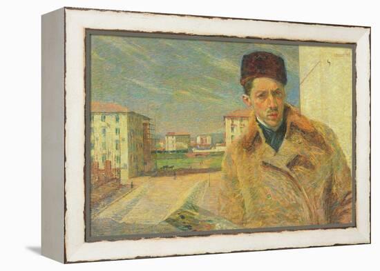 Self Portrait, 1908-Umberto Boccioni-Framed Premier Image Canvas