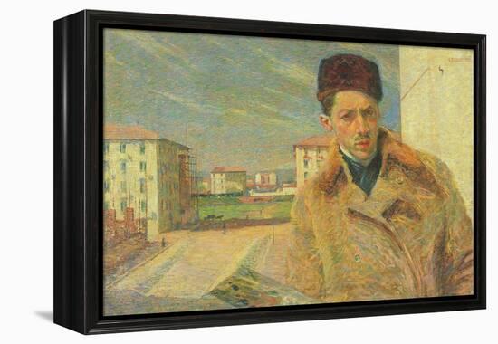 Self Portrait, 1908-Umberto Boccioni-Framed Premier Image Canvas