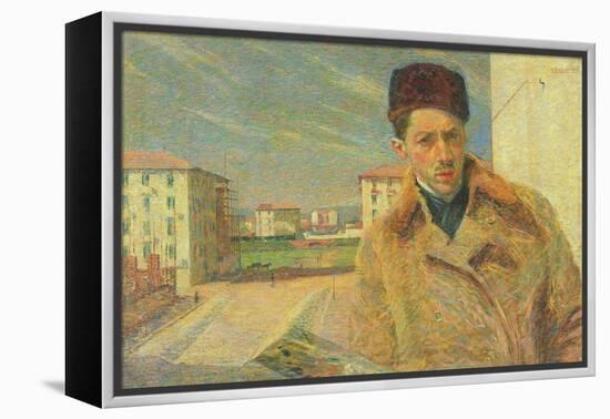 Self Portrait, 1908-Umberto Boccioni-Framed Premier Image Canvas