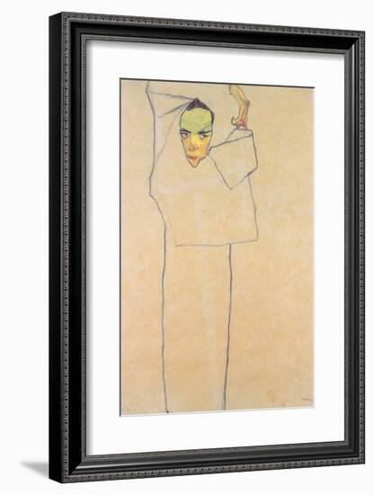 Self-Portrait, 1910-Egon Schiele-Framed Premium Giclee Print