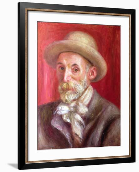 Self Portrait, 1910-Pierre-Auguste Renoir-Framed Giclee Print