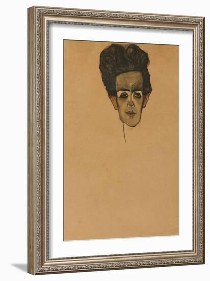 Self Portrait, 1910-Egon Schiele-Framed Giclee Print