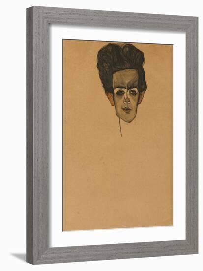 Self Portrait, 1910-Egon Schiele-Framed Giclee Print