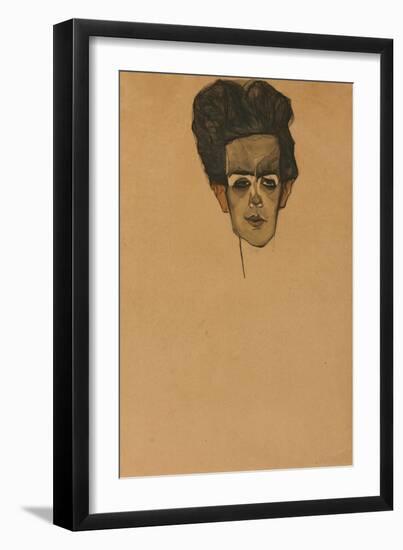 Self Portrait, 1910-Egon Schiele-Framed Giclee Print