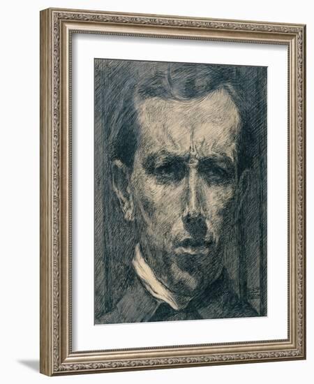 Self-Portrait, 1910-Umberto Boccioni-Framed Giclee Print