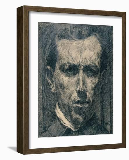 Self-Portrait, 1910-Umberto Boccioni-Framed Giclee Print