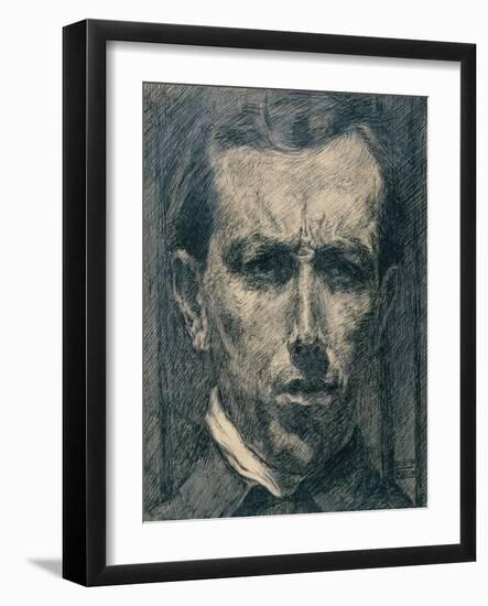 Self-Portrait, 1910-Umberto Boccioni-Framed Giclee Print