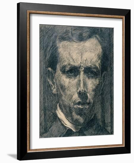 Self-Portrait, 1910-Umberto Boccioni-Framed Giclee Print